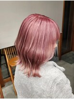 パルムヘアー(Palm hair) 【ブリーチで叶える】ミルキーピンクベージュ