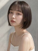 ヴェイン 渋谷(vain)&nbsp;ぷつっとボブ シースルーバング ストレート 美髪 清楚 艶髪