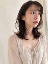 キース ヘアアンドメイク 恵比寿(kith. hair&make)&nbsp;透明感/ミディアムレイヤーカット/くびれ