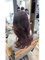 ジャップ(Jap) 結べる韓国レイヤーカット×ボルドーカラー