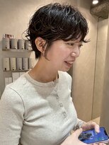 ムクコア(Muk CORE) マッシュショートボブニュアンスルーズパーマ大人可愛い川崎