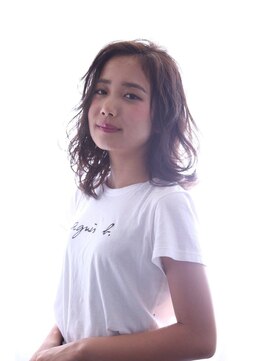 クオーレ(CUORE) 伸ばしかけ×耳かけ×無造作×ロブ