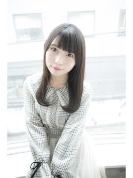 サロンドミルク 原宿(salon de MiLK) 【salon de MiLK 原宿】ワンカール×ツヤ感ベージュ