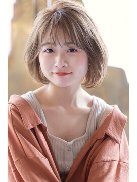 エイミー(Aimee) Aimee 町田シフォンショート×ミルクティベージュ