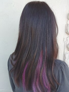 イロヘア アンジョウ(ilo.hair anjo) ツヤ髪ロングでインナーカラー