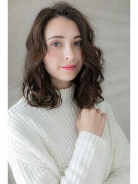 カバーヘア ブリス 上尾西口店(COVER HAIR bliss) 抜け感バレイヤージュくせ毛風小顔ウェーブZ上尾20代30代40代