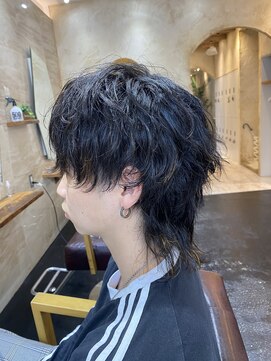 サロンリベルテ(salon Liberte) マッシュウルフ×ソフトスパイラル