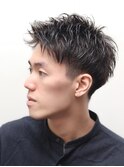 メンズ/ツーブロック/ビジネス/アイロンパーマ/黒髪/髪質改善