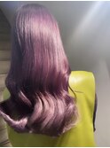パープルカラー/ケアブリーチ/下通/20代