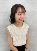 外ハネボブ×ダークブラウン