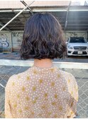 ボブパーマ　オン眉　ふわふわ　クルクルパーマ　広瀬すず