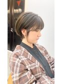 小顔になれるふんわり丸みショート【横浜/横浜ショート】