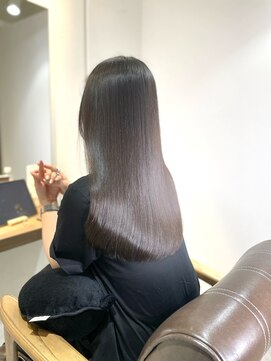 アールサロン 名駅(Rr SALON) 赤みを抑えたグレージュカラー