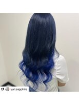 ヘアアンドメイク サファイア 豊橋店(ヘア&メイク SAPPHIRE)&nbsp;#ギャル#プルエクステ#豊橋#エクステ#ブルー#グラーデション