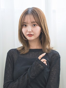 アンダーバーホワイト 堺東店(_WHITE) シースルーバング×くびれミディ