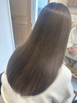 ヒビト 恵比寿 渋谷(HIBITO.) 髪質改善縮毛矯正 髪質改善カラー アッシュベージュ