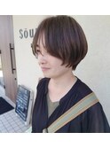 丸みショート