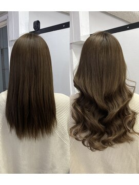 ハイエクステンション 京都駅前店(Hi-Extension) アッシュブラウン▼miho063