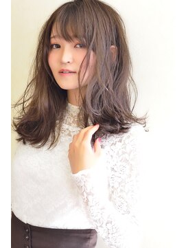 シャイニー(SHINY) コスメパーマ_ミディアムボブ_パーマ