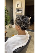 エッジ ヘア メイク(edge hair +make)&nbsp;ハイライトカラー/ブリーチパーマ/波巻きパーマ