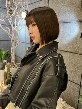 ゼスト フィーノ(ZEST fino) 【大宅種乃】タッセルボブにインナーカラー