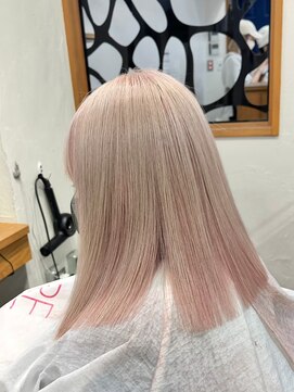 ロア 福岡天神本店(LORE) ダブルカラーベージュカラーケアブリーチカラーハイトーンカラー