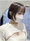 ワンカラーで作る透明感ブラウン