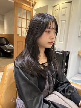 ロンド パルティール 大宮(Lond partir) ブルーブラック×韓国レイヤースタイル