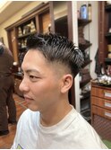 MEN'Sツーブロックミドルフェードジェットモヒカン