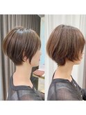 絶壁解消/大人可愛い/ひし形/小顔/30代40代◎ショートボブN