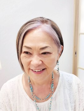 エクラート イーリス 高田馬場店(ECLART IriS) 白髪ぼかしデザインカラー