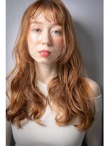 モッズヘア 上尾西口店(mod's hair) 透明感ハイトーンカラー艶感アプリコットオレンジx上尾20代30代