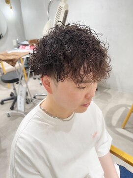 メンズチェレ 金剛店(MEN’s Chere) ツーブッロクメンズ刈り上げマッシュスパイラルパーマ