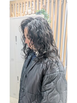 サンクチュアリ ウィズエデン 京橋店(Sanctuary with eden) 無造作パーマ