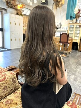 ナジック(749) ブリーチ無し×オリーブグレージュ