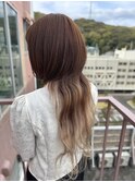 #ウルフ #くらげ #インナー #ベージュ #くびれ #前下がり