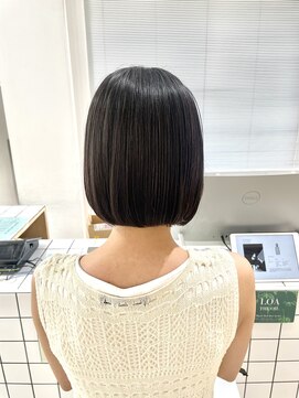 ヘアー アイス カンナ(HAIR ICI Canna) コンパクトボブ/大人女子におすすめ/ミニボブ/束感カット