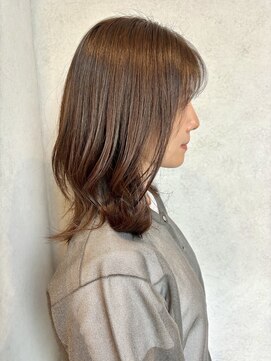 カナン 銀座(CANAAN) 暗めカラー×前髪あり×レイヤー