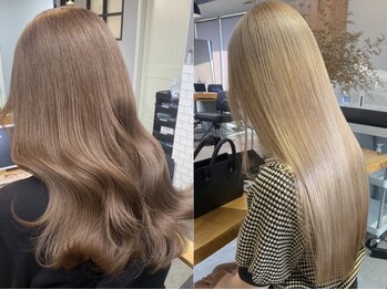 ロッコイースト(ROCCO east)の写真/【ROCCO east】《髪質改善カラー》《水素トリートメント》で、誰もが見惚れるうる艶髪へ―。