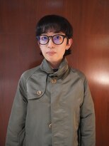 カシ 中目黒(CASI)&nbsp;ナードな濃いめブラウンに癖毛ボブ