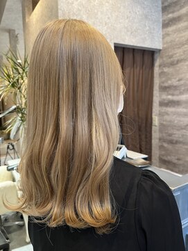 ヘアー ブランコ(hair Blanco) ダブルカラー2ブリーチミルクティーブロンド