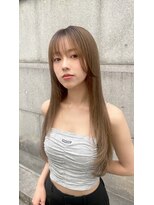 ロンド 銀座(Lond)&nbsp;★Shina/黒髪ココアベージュ小顔レイヤー髪質改善縮毛矯正145