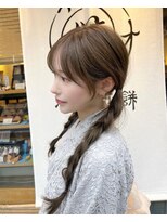 ジーナ 滋賀守山(Zina)&nbsp;髪質改善＊斜め前髪ニュアンスヘアセット＊美髪【Zina滋賀守山】