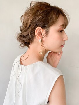 キリ 表参道(kyli) 秋編みおろしヘアアレンジ三つ編みヘアセット#02af1209