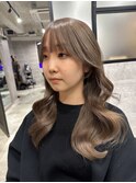 ブリーチ1回で作るグレージュ×ワンホンスタイル！