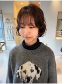 ミニボブ　ミニボブパーマ　ボブパーマ　ボブ　大人可愛い
