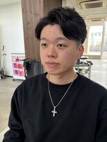 ヘアーアンドエステティック ヴェリス(hair&esthetic Velis)&nbsp;【Men'sVelis】ビジネスツーブロックスタイル7:3かきあげパーマ