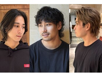 ビュートリアム265(BEAUTRIUM 265)の写真/メンズミディアム・ロングも◎20代30代カジュアルメンズにニュアンスパーマ！柔らかさとエッジが魅力☆