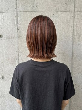 リトマス 二子玉川(litmus) レイヤーボブ　白髪染め　白髪ぼかし