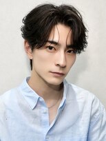 レガシー(REGASEA) センターパート フェザーパーマ ニュアンスパーマ 毛流れパーマ